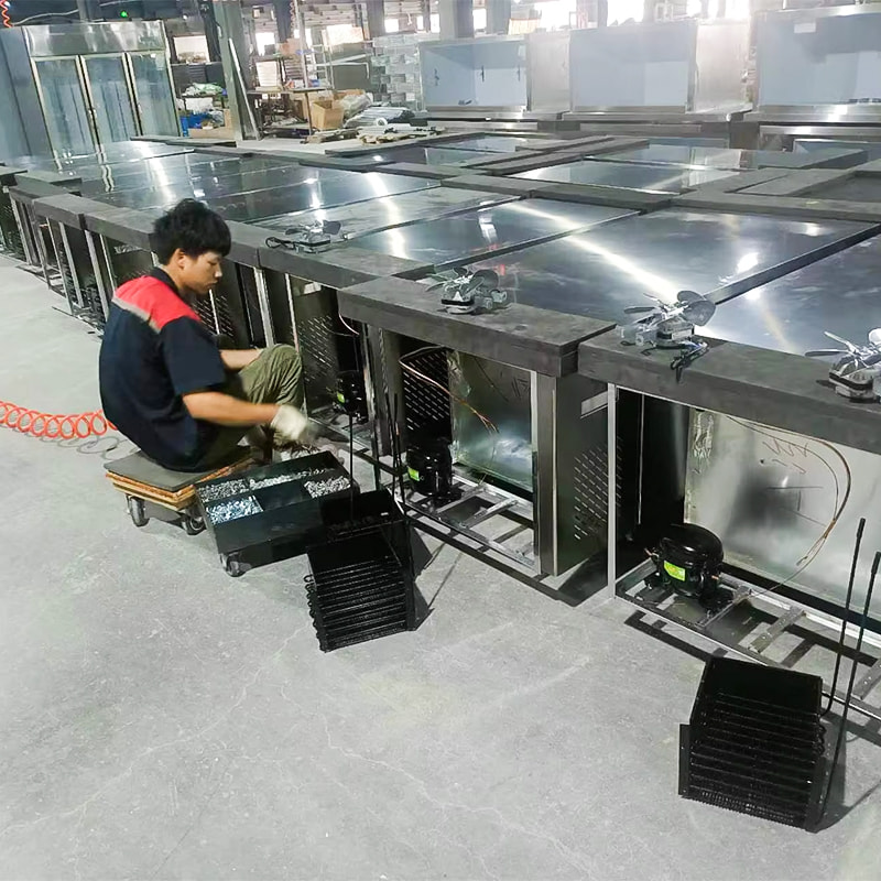 Flat Cooling 1.8m Air-Cooled Kitchen Cabinet Flat Cooling 1.8m Air-Cooled Kitchen Cabinet